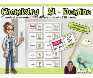 XL Domino – Chemical Elements 1–118 | exploring element names + symbol
