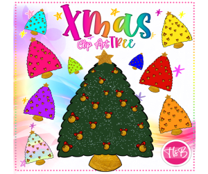 Xmas Tree | Christmas Clip Art Illustration