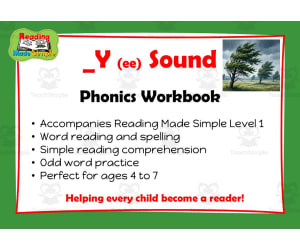 Y (ee) Suffix: Phonics Workbook Reading Made Simple
