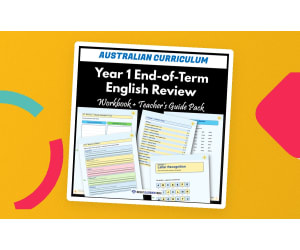 Year 1 End-of-Term English Review Pack | Australian Curriculum
