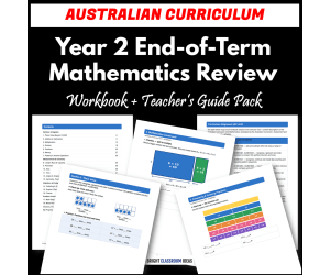 Year 2 End-of-Term Mathematics Review Pack | Australian Curriculum