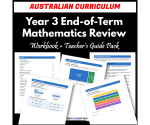 Year 3 End-of-Term Mathematics Review Pack | Australian Curriculum