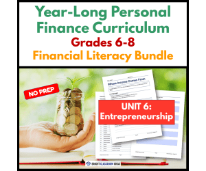 Year-Long Personal Finance Curriculum | Grades 6-8 | Unit 6