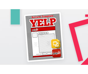 Yelp Review Template (Editable on Google Slides)