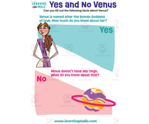 Yes and No Venus Activity