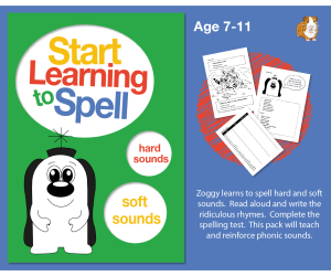 Zoggy Learns To Spell Hard And Soft Sounds (7-11 years)