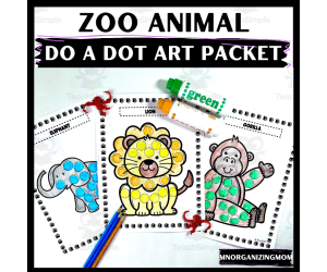 Zoo Animal Do A Dot