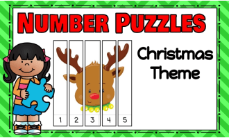 0-1000 Number Puzzles - Christmas Theme