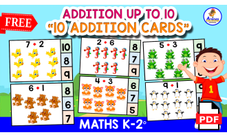 10 ADDITION CARDS | Addition up to 10