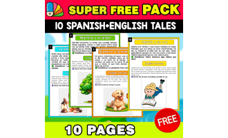 10 BILINGUAL TEXTS SPANISH+ENGLISH | SUPER PACK
