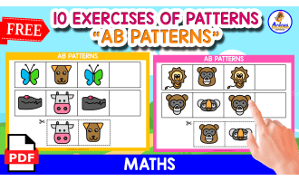 10 EXERCISES OF PATTERNS | ANIMALS ICONS