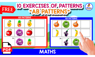 10 EXERCISES OF PATTERNS | FRUIT THEMED