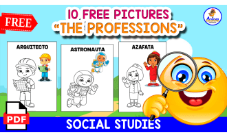 10 FRE PICTURES FOR COLORING | THE PROFESSIONS