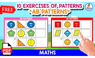 10 FREE EXERCISES OF PATTERNS | SHAPES THEMED
