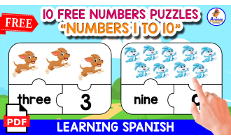 10 FREE NUMBERS PUZZLES | NUMBERS 1 TO 10