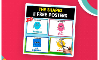 10 FREE POSTERS OF THE SHAPES | FREE RESOURCE