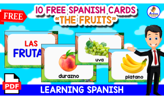 10 FREE SPANISH FLASHCARDS | LAS FRUTAS