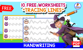 10 FREE TRACING WORKSHEETS | With Halloween Themed
