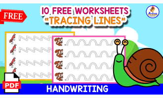 10 FREE WORKSHEETS FOR KIDS | Made with Animals Themed KG