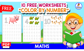 10 FREE WORKSHEETS | TRACING NUMBERS 1 TO 10