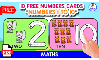 10 NUMBERS CARDS | NUMBERS 1 TO 10