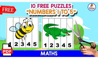 10 PUZZLES | NUMBERS 1 TO 5