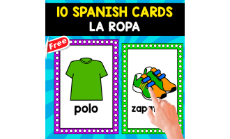 10 SPANISH FLASHCARDS | LA ROPA