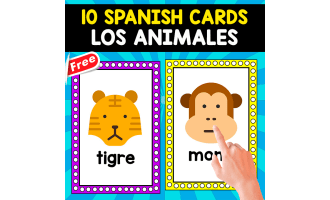 10 SPANISH FLASHCARDS | LOS ANIMALES