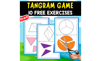 10 TANGRAM EXERCISES | FREE MATH RESOURCE