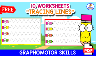 10 TRACING WORKSHEETS | Minibook