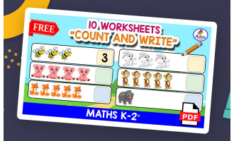 10 WORKSHEETS | Count 1 to 5