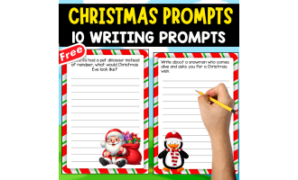 10 WRITING PROMPTS OF CHRISTMAS | WRITING