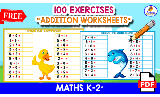 100 ADDITION EXERCISES | Addition Worksheets