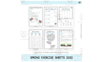 100+ Spring Sheets and Activities