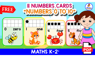 11 FREE FLASHCARDS OF THE NUMBERS | Numbers 0 to 11
