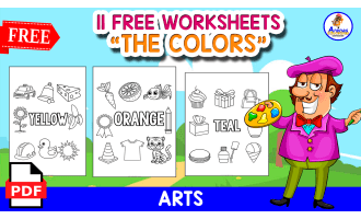 11 FREE WORKSHEETS | THE COLORS