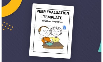 12 Different Peer Evaluation Template (Editable Google Docs)