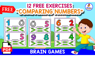12 FREE EXERCISES | COMPARING NUMBERS