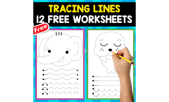 12 FREE IMAGES FOR TRACING | FREE MINIBOOK