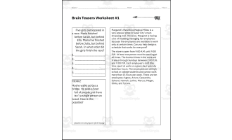 16 Enticing Brain Teasers with Complete Answer Key