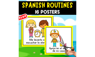 16 SPANISH ROUTINES | POSTERS