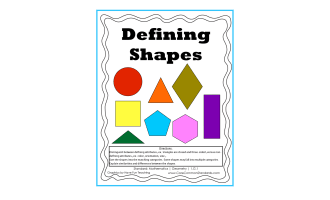 1.G.1 Common Core Activity
