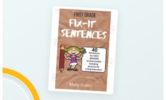 1st Grade Fix-It Sentences – 40 Practice Set