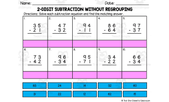 3 Digit Addition Without Regrouping Matching Worksheet By Teach Simple 3 Digit Addition Without Regrouping Matching Worksheet By Teach Simple