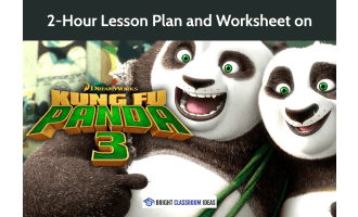 2-Hour Lesson Plan & Worksheet on 'Kung Fu Panda 3'