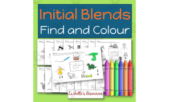 20 Beginning Blends Worksheets / Phonemic Awareness Activities