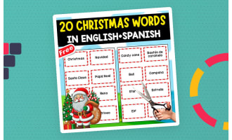 20 CHRISTMAS WORDS | MEMORY GAME