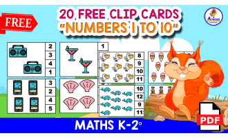 20 Count and Clip Cards | FREE SUMMER VERSION