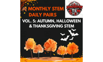 20-Day STEM Bell Ringers: Halloween & Thanksgiving STEM