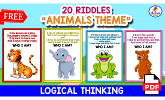 20 FUNNY RIDDLES | Animals Theme